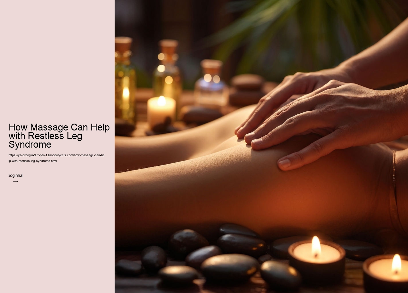 How Massage Can Help with Restless Leg Syndrome